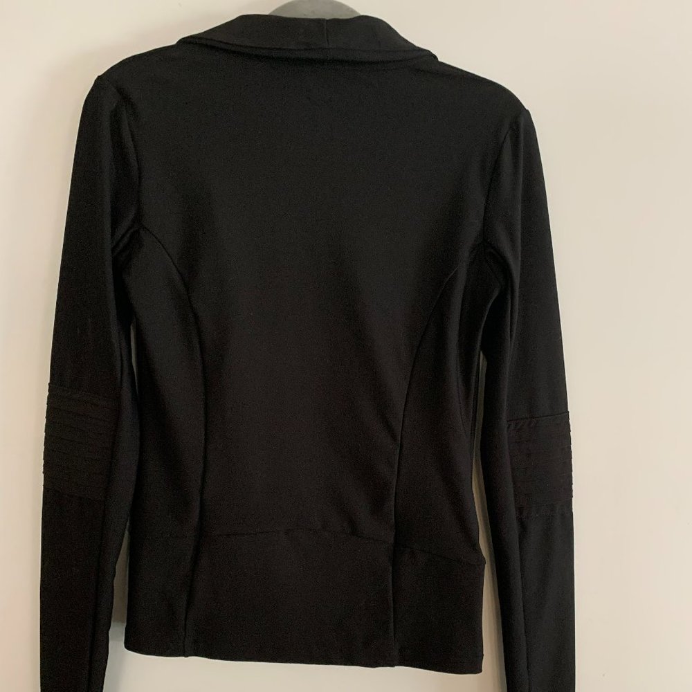 MONDETTA slim fit zip up Black Athletic Jacket Size S. In Like new condition - Picture 3 of 13